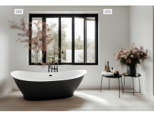 Designová vzuchotechnická mřížka Stehy - bílé