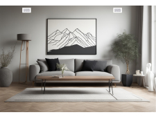 Designová vzuchotechnická mřížka Stehy - bílé