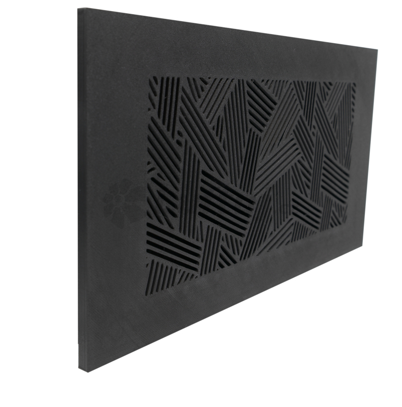 EXPORT (only for partners) - LUFTOMET Flat grid Stitches black - plastic - grid only