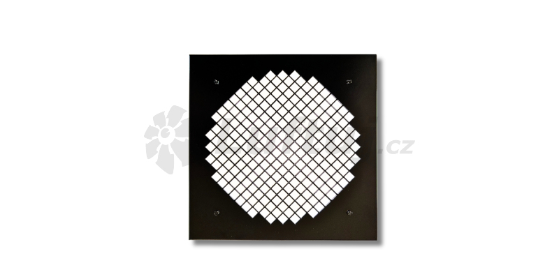PRODUCTION - LUFTOMET Wall insect screen with Magnets black