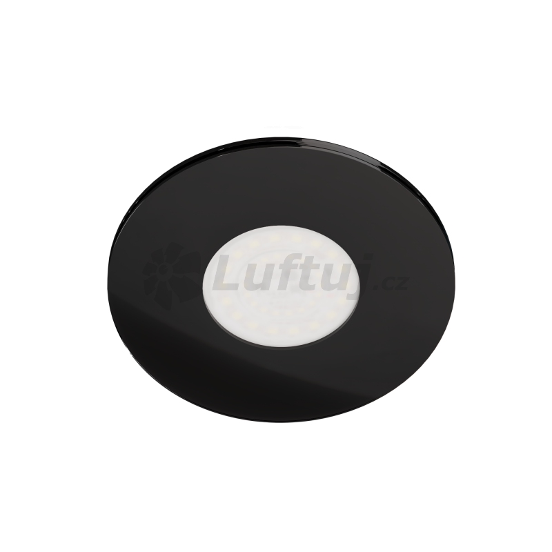 EXPORT (only for partners) - Air diffuser LUFTOMET LUMEN plastic circle black shine