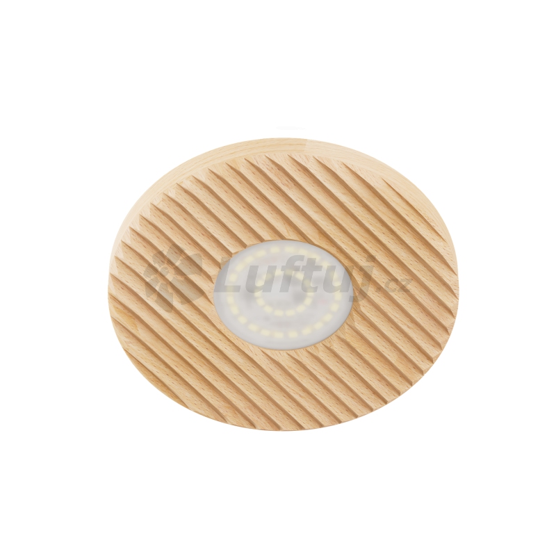 EXPORT (only for partners) - Air diffuser LUFTOMET LUMEN wood circle beech grooves