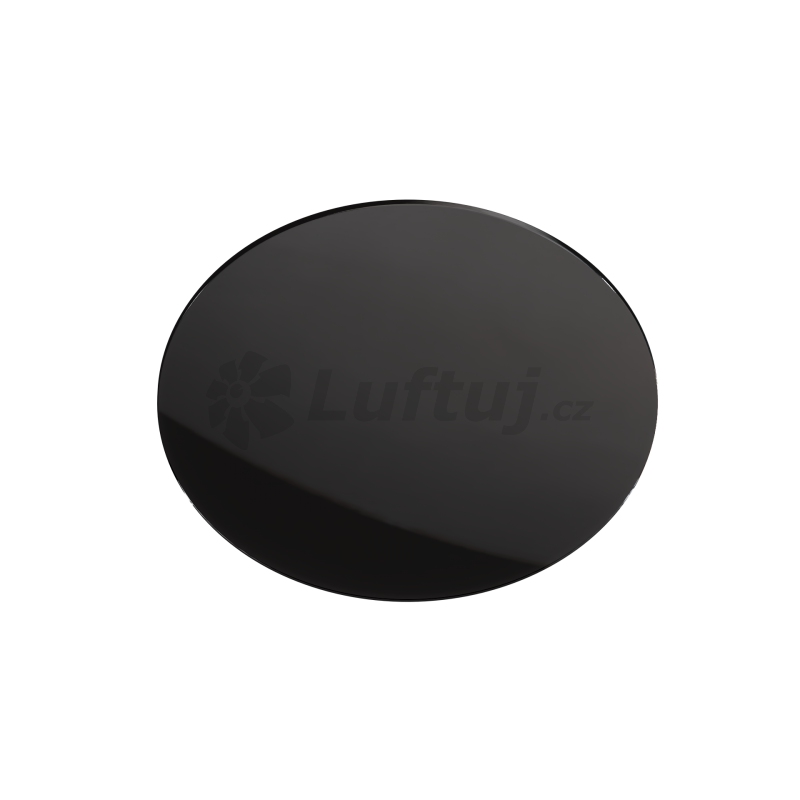 EXPORT (only for partners) - Air diffuser LUFTOMET SKY plastic circle black shine