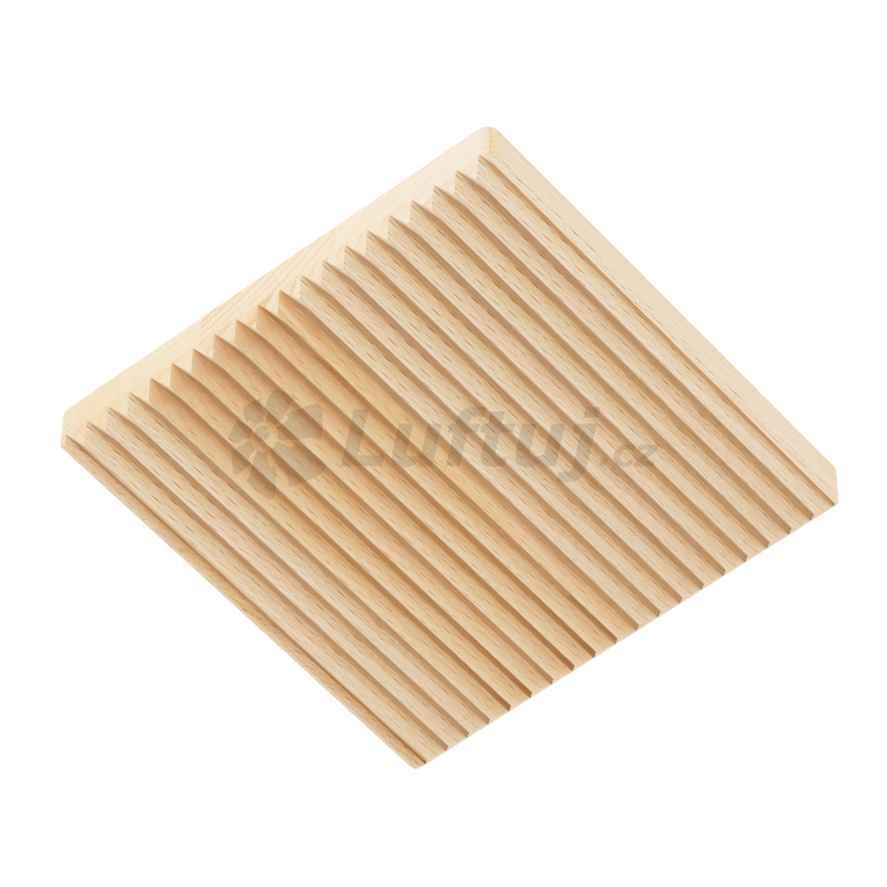 EXPORT (only for partners) - Air diffuser LUFTOMET SKY wood square grooves beech
