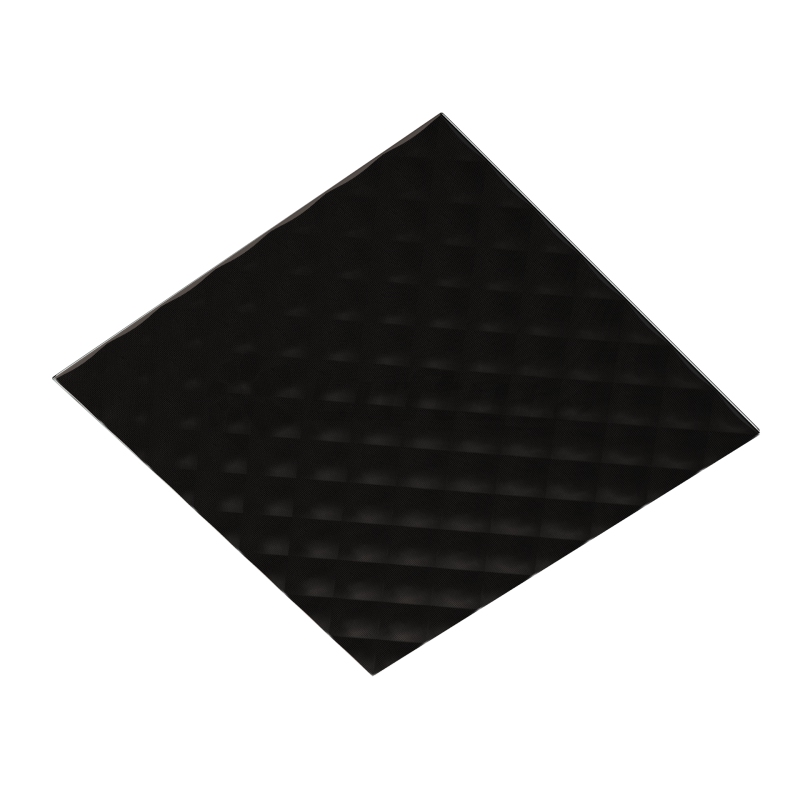 EXPORT (only for partners) - Air diffuser LUFTOMET SKY 3D glass square black