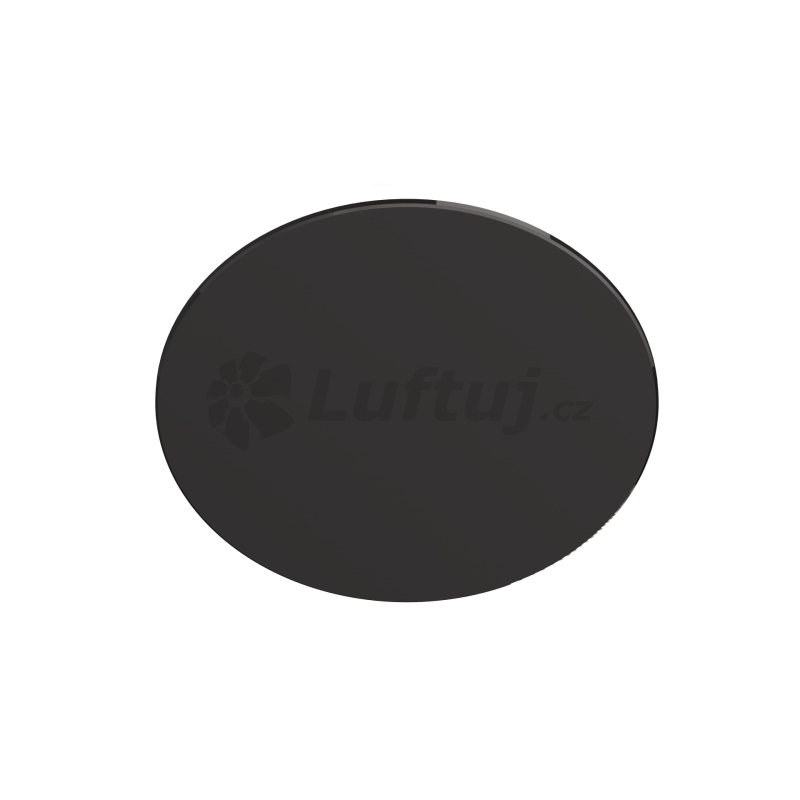 EXPORT (only for partners) - Air diffuser LUFTOMET SKY glass circle black dim