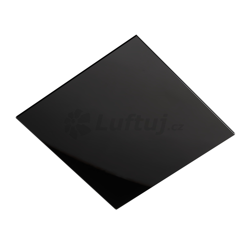 EXPORT (only for partners) - Air diffuser LUFTOMET SKY glass square black dim