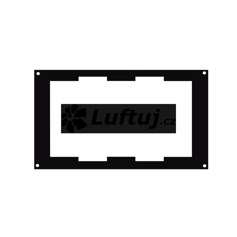 EXPORT (only for partners) - LUFTOMET Inset mechanical for metal grids black