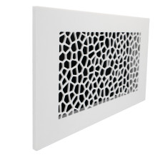 LUFTOMET Flat Voronoi grid white - plastic - grid only