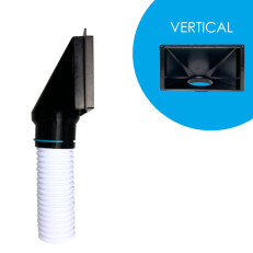 LUFTOMET Flat Plenum Box 75 mm, Vertical, H1