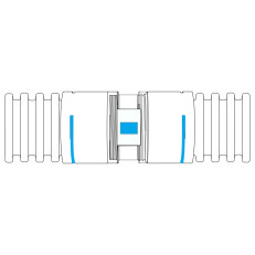 LUFTooL Damper set klapka na potrubí automatické ovládání 90 mm